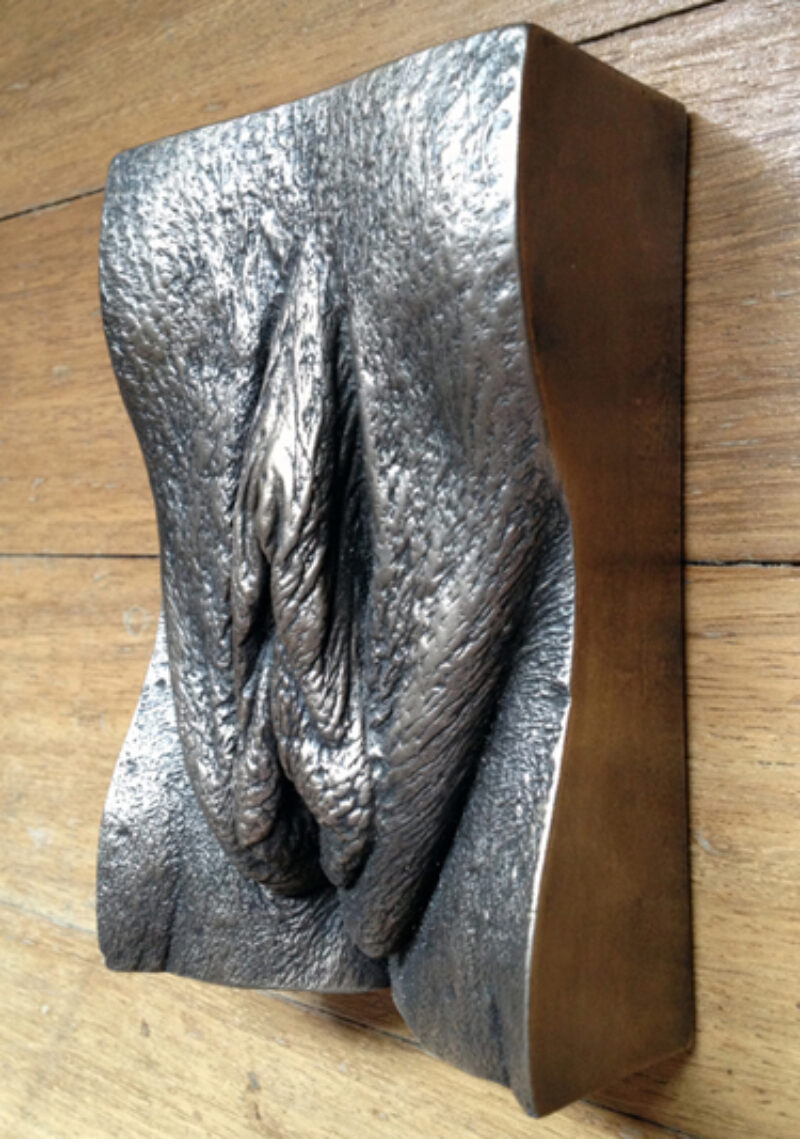 foundry bronze vulva cast