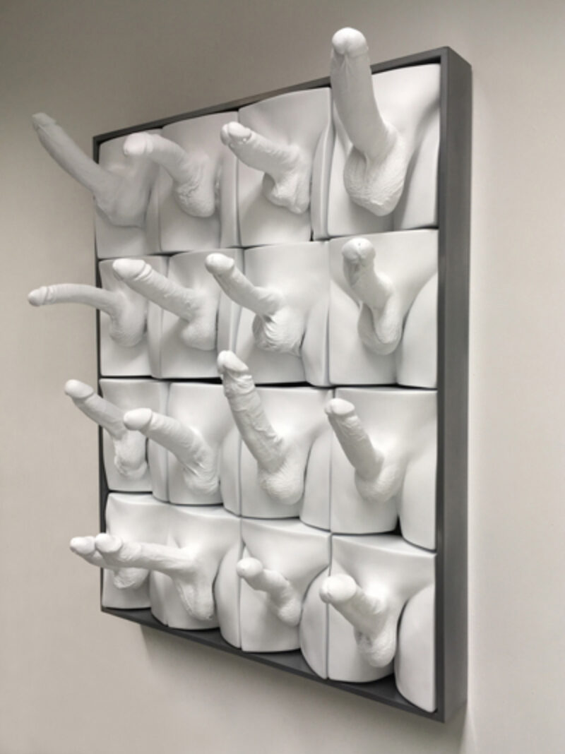 16 plaster casts of erect penises