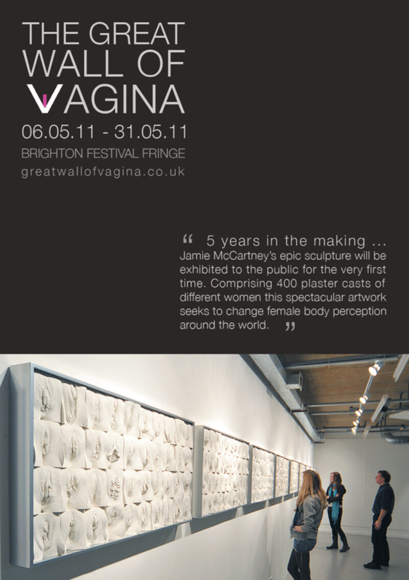 the great wall of vagina brighton festival fringe 2011 flyer