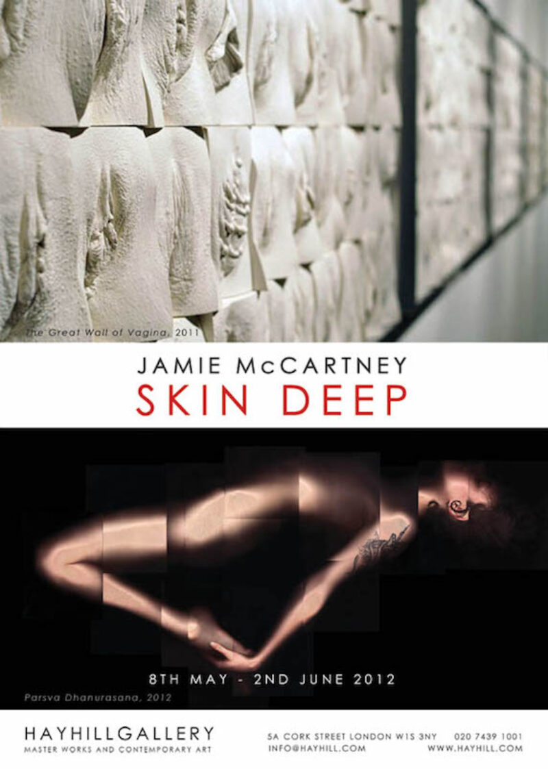 Original flyer for Skin Deep featuring The Great Wall of Vagina