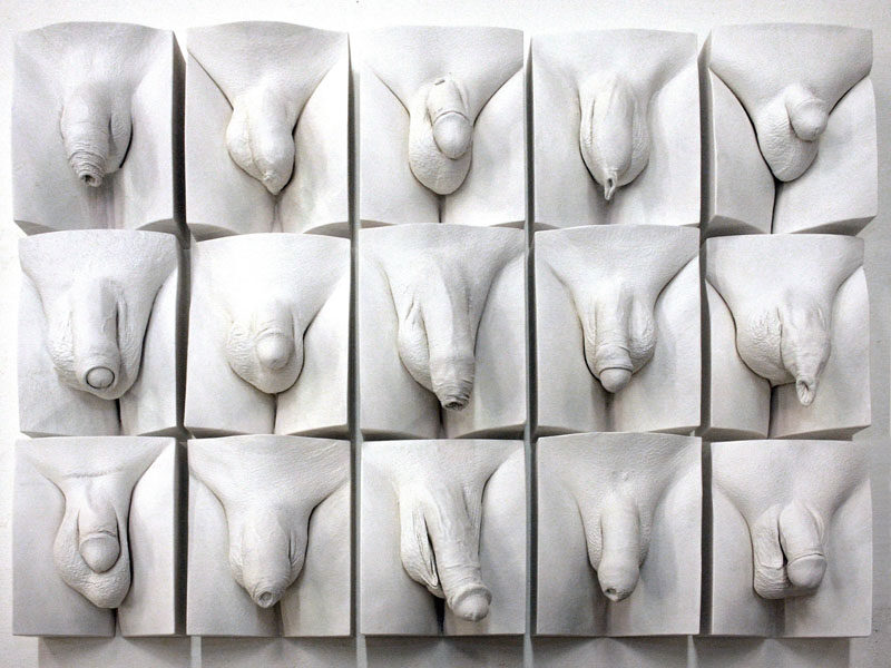 15 Minutes - fifteen flaccid penis casts by Jamie McCartney 2006